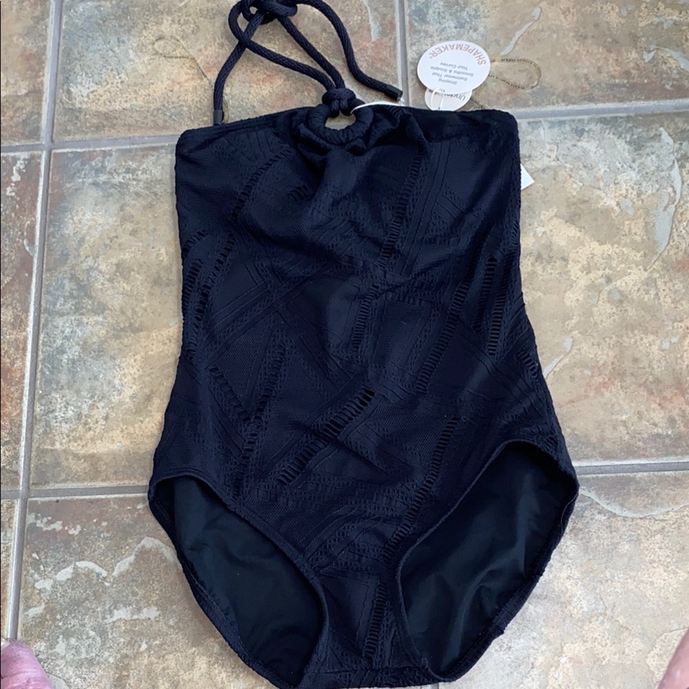 Coco Reef Halter Tie Bandeau One Piece